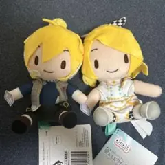 プロセカ 壊れたセカイと歌えないミク ふわぷちミニぬいぐるみ リン レン 2点