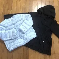 組曲 アウター フーデット コート ダウン キッズ 3WAY 150cm