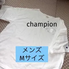 Champion ホワイト Tシャツ M ビッグシルエット　チャンピオンメンズ