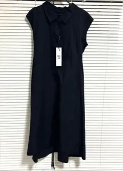【新品未使用】UNIQLO+Jコットンリネン フレンチスリーブ ワンピース800