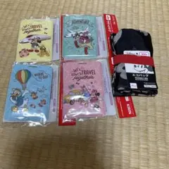 ☆新品タグ付き☆Disneyエコバッグ＆Disneyカードケース(全４種)4点☆