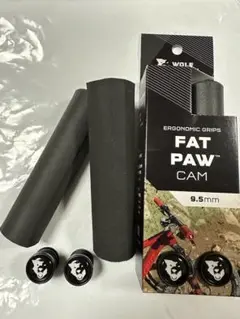 国内未発売!WOLF TOOTH Fat Paw Cam Grips ブラック