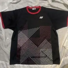 YONEX ヨネックス バドミントンシャツ テニスシャツ Mサイズ 黒/赤