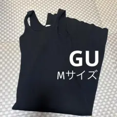 美品✨GU ノースリーブロングワンピース ブラック　Mサイズ