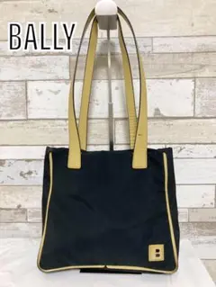【美品】BALLY バリー ナイロン トートバッグ ショルダーバッグ ブラック