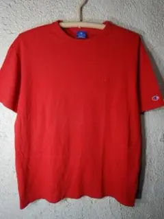 o7673　Champion　チャンピオン　半袖　tシャツ　青タグ