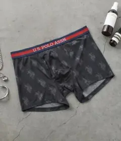 新品★U.S. POLO ASSN. ロゴ総柄ボクサーパンツ