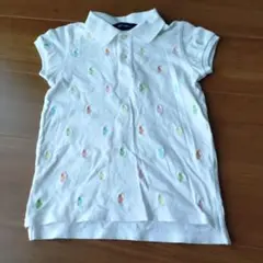 Ralph Lauren カラフル刺繍ポロシャツ M8-10