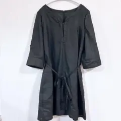 冠婚葬祭　ワンピース　黒　2way ブラック　9AR M
