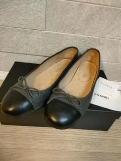 極美品 シャネル CHANEL バレエシューズ