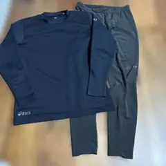 asics インナー上下セット Lサイズ