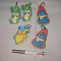 新品　ポケモン　ピカチュウ　ゴンベ　マイナン　リングメモ　単語帳　ダイカット