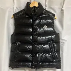 美品 希少 モンクレール TIB ダウンベスト ブラック 黒 サイズ0