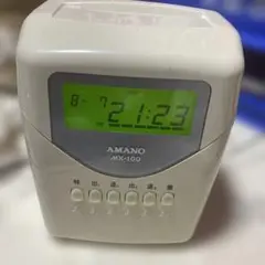 AMANO MX-100 タイムレコーダー ジャンク