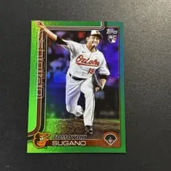 99枚限定 菅野智之 2025 Topps GREEN パラレル ルーキーカード