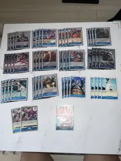 青ドフラミンゴ　構築済み　デッキ　ワンピースカード