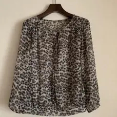 ♦️美品♦️ 23区　レオパード　オーガンジーブラウス