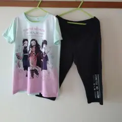 鬼滅の刃 パジャマ 上下 130