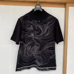 レオナール ハイネック 半袖 wool✖️silk