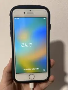 iPhone8初期化済み SIMフリー iFaceケース、保護フィルム付き