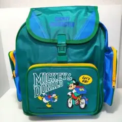 ★新品★ ディズニー ミッキーマウス リュック 緑 子供 1052