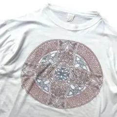 90s UK製 ケルト柄 ビンテージ Tシャツ ケルティックデザイン