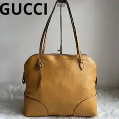 ✨GUCCI✨ トートバッグ インターロッキングチャーム イエロー レザー