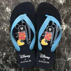 DISNEY ディズニー COACH コーチ コラボ ビーチサンダル