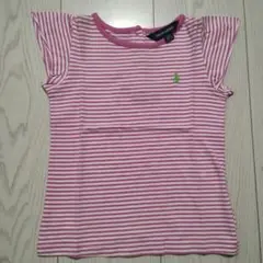 【美品！】ラルフローレン フレンチ袖ボーダーTシャツ 90cm 女の子☆