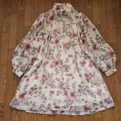 kim's boutique キムズブティック バルーン袖 花柄 ワンピース