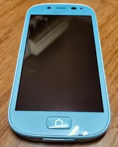 【美品】docomo F-03F 水色 本体　らくらくフォン