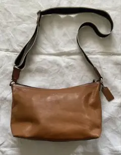 saleオールドコーチ COACHレザー ショルダーバック