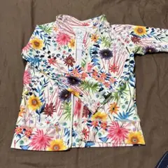 花柄長袖ラッシュガード