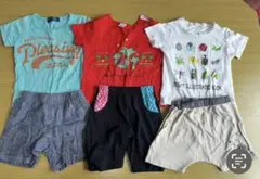 キッズ Tシャツ 上下6枚セット 90cm