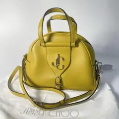 美品 JIMMY CHOO 2way ヴァレンヌ ボーリングバッグ ジミーチュウ