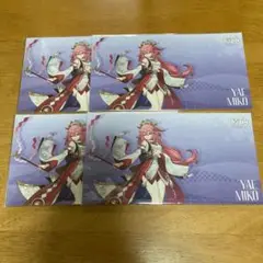 原神 特典 ポスカ 八重神子