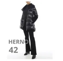 HERNO ヘルノ ダウンジャケット 42 ブラック