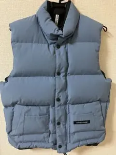 CANADA GOOSE カナダグース ダウンベスト 水色【クリーニング済】