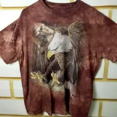 THE MOUNTAIN 鷲グラフィック Tシャツ Lサイズ