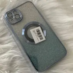 iPhone 15 Plus ケース グラデーションブルー　アイフォンケース