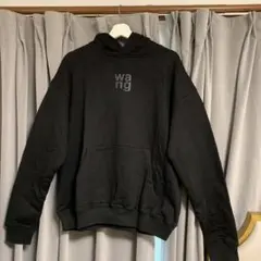 Alexander Wang ロゴパーカー黒 男女兼用