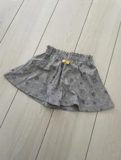 グレーの星と貝殻プリントパンツ 95cm