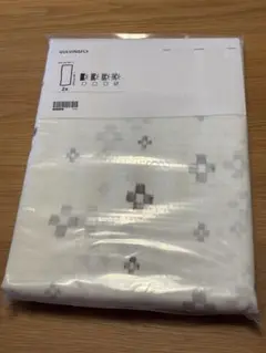 新品未開封　⑥ IKEA レースカーテン2枚1組　ホワイト　145x250cm