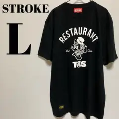 STROKE ストローク　メンズ　半袖　Tシャツ ブラック　L