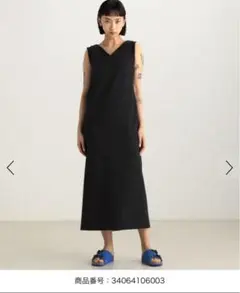 エディション　フレアテールノースリーブワンピース