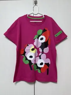 adidas ×マリメッコ花柄 Tシャツ 140