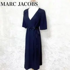 【新品 マークジェイコブス】カシュクール ワンピース ブラック XS シルク