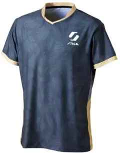 卓球 ユニフォーム STIGA シャツ KR-Ⅶ ライトブラック 3XL