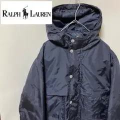 【Ralph Lauren】高機能 ダブルジップ ダックダウン 冬物 ネイビー