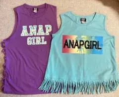 ANAPGIRL タンクトップ 2枚セット